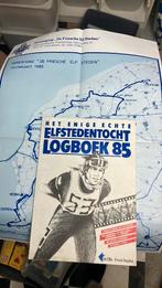 Elfstedentocht 1985 logboek met kaart, Ophalen of Verzenden, Zo goed als nieuw