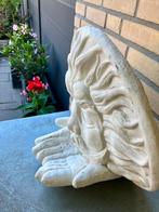Betonnen beeld, windgezicht van vadertje storm, Tuin en Terras, Ophalen
