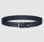 GUCCI Blauw leer zilver buckle GG HEREN riem  Maat 85, Kleding | Heren, Riemen en Ceinturen, Overige kleuren, Echt leder, Minder dan 95 cm