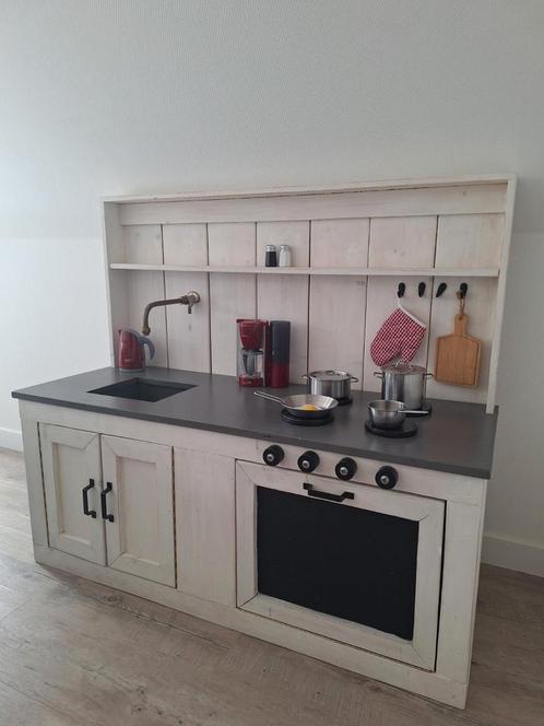 Houten speelkeuken, Kinderen en Baby's, Speelgoed | Speelkeukens, Gebruikt, Hout, Ophalen
