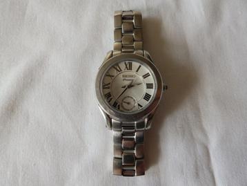 Staal Seiko Premier horloge met saffier in kroon. beschikbaar voor biedingen
