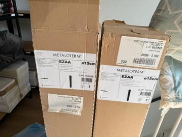 Metaloterm Openhaard Buis 15cm diameter 100cm lang- Nieuw beschikbaar voor biedingen