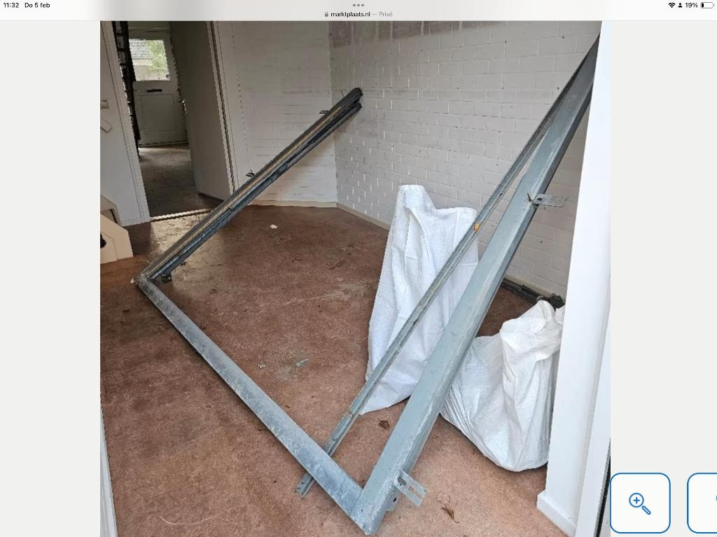 hörmann, Gebruikt, Garagedeur, Ophalen of Verzenden, Metaal