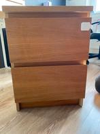 Malm nachtkastje/opbergkastje, Ophalen, Zo goed als nieuw, Minder dan 45 cm