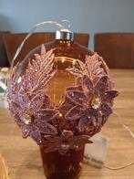 2 Mooie glazen kerstballen met verlichting, Diversen, Kerst, Ophalen of Verzenden, Zo goed als nieuw