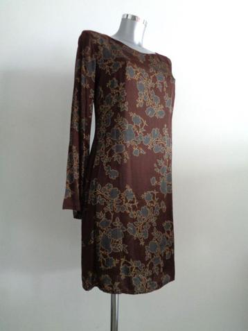 La Fee Maraboutee viscose jurk marron, maat 36 Nieuw beschikbaar voor biedingen