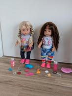2x baby born soft touch sister, Ophalen of Verzenden, Zo goed als nieuw, Babypop