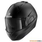 Shark EVO ES Systeemhelm, Mat Zwart, Motoren, Kleding | Motorhelmen, Ophalen of Verzenden, Nieuw met kaartje