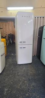 SMEG KOELVRIESCOMBINATIE CRÈME  no frost gratis bezorging., Ophalen, 200 liter of meer, Met aparte vriezer, 160 cm of meer