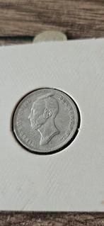 Zilveren 25 cent 1848 Willem II met hanenkam ik denk misdruk, Zilver, 25 cent, Ophalen of Verzenden, Losse munt