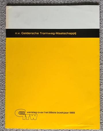 GTW Geldersche Tramweg- Maatschappij jaarverslagen 1969-1981 beschikbaar voor biedingen