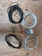 Coax Kabels en Connectoren - Complete Set, Audio, Tv en Foto, Schotelantennes, Ophalen of Verzenden, Gebruikt, (Schotel)antenne