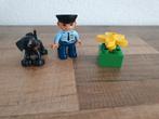 Duplo politie met hond, Duplo, Ophalen of Verzenden, Zo goed als nieuw