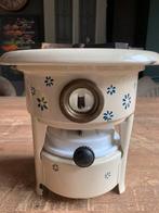 Petroleumstel met bloemetjes, Antiek en Kunst, Antiek | Emaille, Ophalen of Verzenden