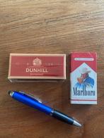 Cigarette pakjes, Dunhill en Malboro,alleen voor verzameling, Ophalen of Verzenden, Zo goed als nieuw