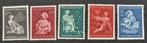 Nederland 1944 - nvph 423-427 - Winterhulp - Volksdienst, Postzegels en Munten, Postzegels | Nederland, Na 1940, Verzenden