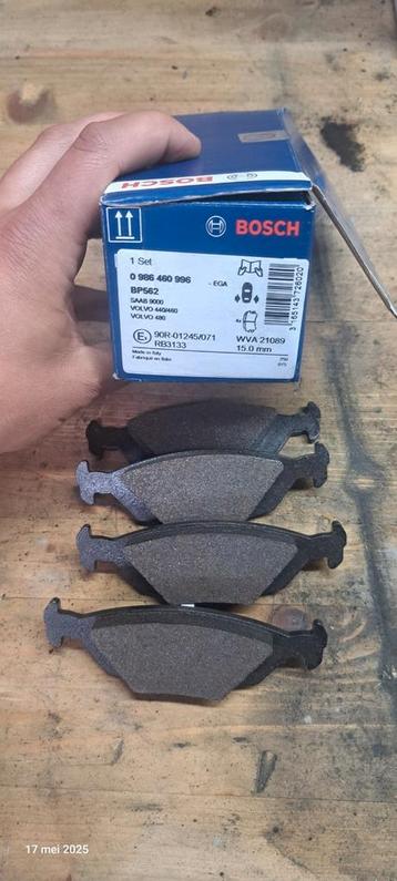 Remblokken bosch 0 986 460 996 saab 9000 volvo 440 460 480 beschikbaar voor biedingen