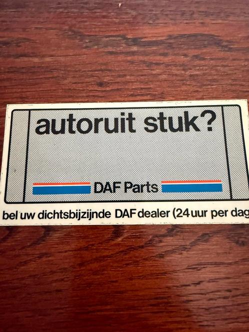 Vintage ~ Daf ~ Vrachtwagen Stickers, Verzamelen, Stickers, Nieuw, Overige typen, Ophalen of Verzenden