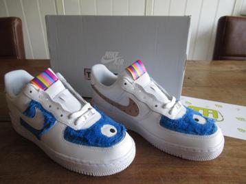 NIKE Air force 1 07 Ta Custums JAMIN Cookie Monster maat 41 beschikbaar voor biedingen