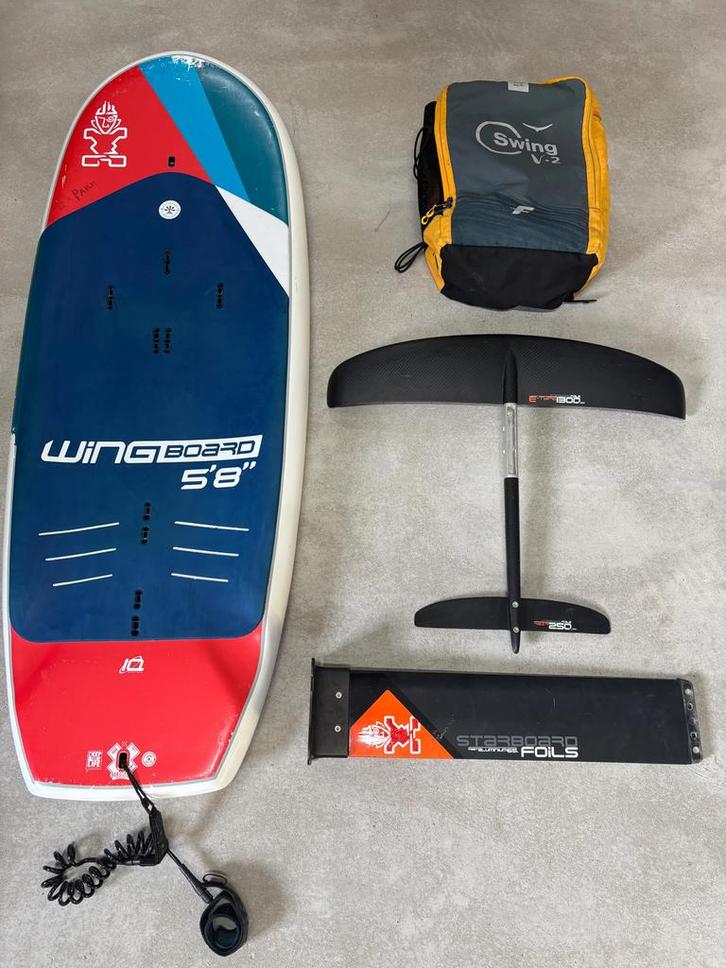 Complete Wingfoil set|Starboard Wingboard 5’8+Starboard Foil, Watersport en Boten, Wingsurfen, Gebruikt, Wingsurfset, Ophalen