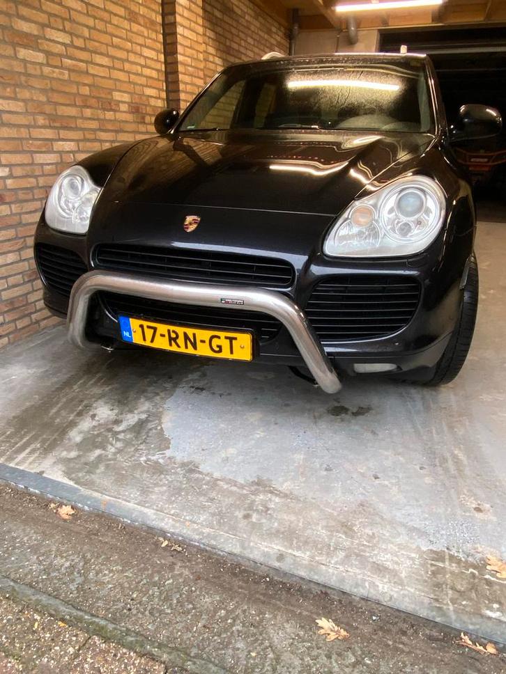 Porsche Cayenne 4.5 Turbo Tiptronic S 2005 Zwart, Auto's, Porsche, Particulier, Cayenne, Benzine, G, SUV of Terreinwagen, Automaat