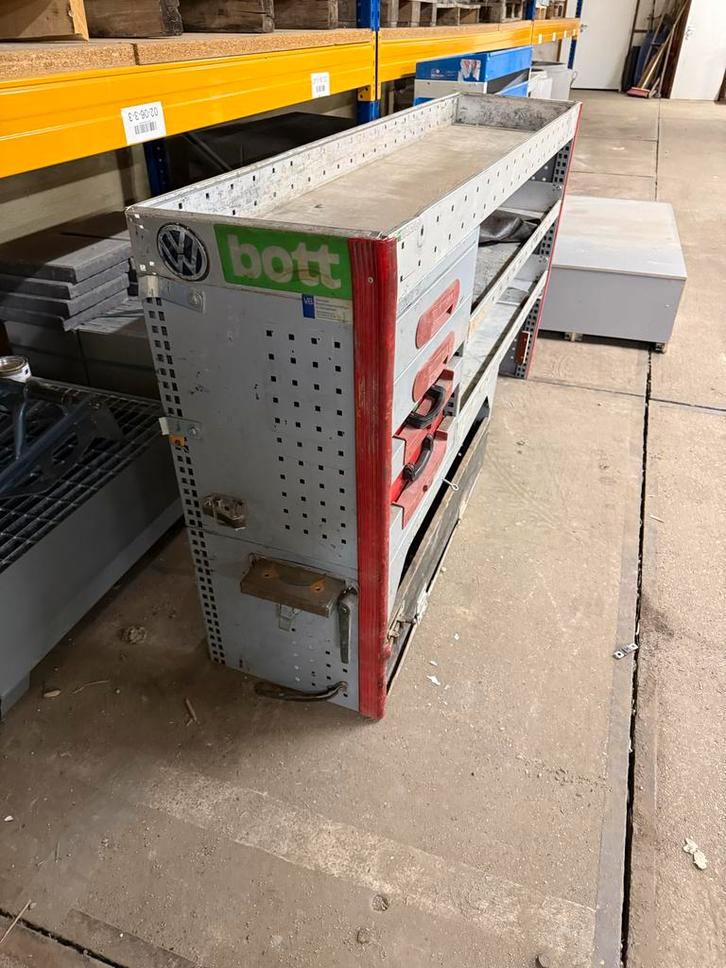 Inbouwkast met lade voor werkbus, Huis en Inrichting, Kasten | Stellingkasten, Gebruikt, Ophalen