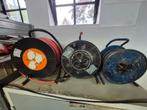 Diverse 220 volt haspels. professioneel, Ophalen, Gebruikt, Kabel of Snoer