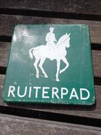 Vintage bord , ruitersport, Dieren en Toebehoren, Paarden en Pony's | Overige Paardenspullen, Ophalen of Verzenden, Zo goed als nieuw