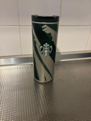 Starbucks Thermobeker Groen/Zilver beschikbaar voor biedingen