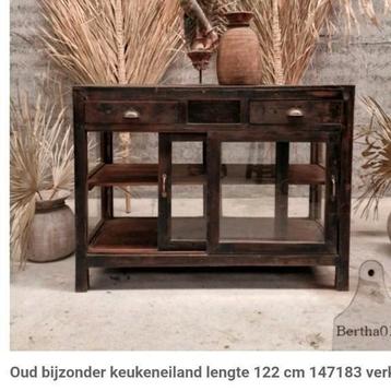 keukeneiland, vitrinekast beschikbaar voor biedingen