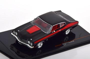 Chevrolet Chevelle SS 1970 Zwart Model 1/43 Ixo Models beschikbaar voor biedingen