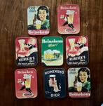Oude Heineken onderzetters, Verzamelen, Biermerken, Ophalen of Verzenden, Viltje(s), Heineken