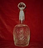 Glazen karaf met ruit waaier slijpsel, Ophalen of Verzenden