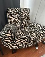 Heerlijke zebra fauteuil  Giorgio Design, Huis en Inrichting, Fauteuils, Gebruikt, Ophalen