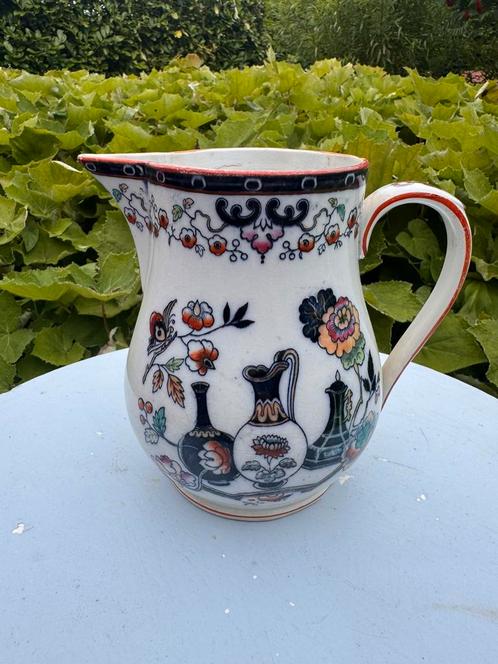 Antieke kan Pompeia Boch Freres, Antiek en Kunst, Antiek | Servies los, Ophalen of Verzenden