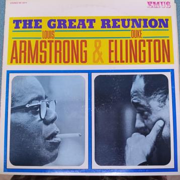 LP - Louis Armstrong, Duke Ellington ‎– The Great Reunion beschikbaar voor biedingen