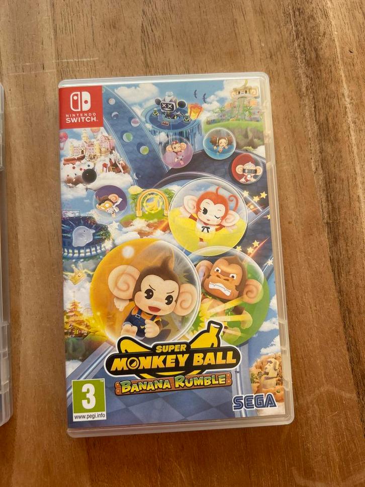Super Monkey Ball: Banana Rumble - Switch, Spelcomputers en Games, Games | Nintendo Switch, Zo goed als nieuw, Platform, 3 spelers of meer
