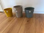 4 x ELHO-bloempotten, Ophalen, Kunststof, Rond, Binnen