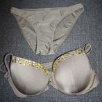 Bikini * 3 stuks: Goudkleur – Blauw – Zwart Wit, Ophalen, Gedragen, Bikini