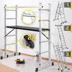 Rolsteiger stelling ladder steiger kamersteiger GRATIS BZRGD, Doe-het-zelf en Verbouw, Rolsteiger of Kamersteiger, Gebruikt, Minder dan 2 meter