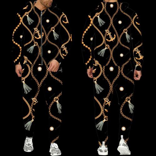 Heren barok joggingpak 16 zwart goud luxe trainingspak suit, Kleding | Heren, Sportkleding, Nieuw, Algemeen, Zwart, Verzenden