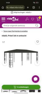 vidaXL Prieel 3x6 M antraciet ! NIEUW, Ophalen of Verzenden, Nieuw