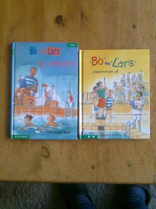 Bo en Lars op zwemles/Bo en Lars zwemmen af, Claudia de Boer, Boeken, Kinderboeken | Jeugd | onder 10 jaar, Ophalen of Verzenden