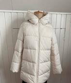 Witte dons jas met capuchon MNG M, Kleding | Dames, Jassen | Winter, Ophalen of Verzenden, Zo goed als nieuw, Wit