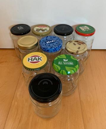 10 jampotten jampotjes ~ voor jam, fermenteren, drogen enz beschikbaar voor biedingen