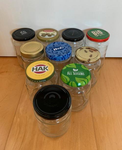 10 jampotten jampotjes ~ voor jam, fermenteren, drogen enz, Huis en Inrichting, Keuken | Potten en Pannen, Gebruikt, Pot, Bus of Blik