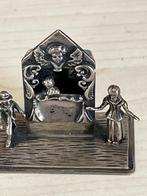 Zilveren miniatuur poppenkast, Verzenden, Zilver