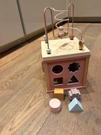 Activiteitenkubus Little Dutch roze-groen, Kinderen en Baby's, Speelgoed | Houten speelgoed, Ophalen of Verzenden, Zo goed als nieuw