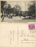 GRONINGEN, Heereplein met Ned. Bankgebouw, Tram (1932), Ophalen of Verzenden, 1920 tot 1940, Gelopen, Groningen