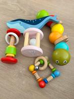Houten babyspeelgoed set, Ophalen of Verzenden, Gebruikt, Rammelaar